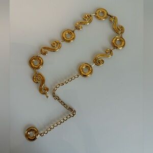 Vintage Unique Swirl Belt